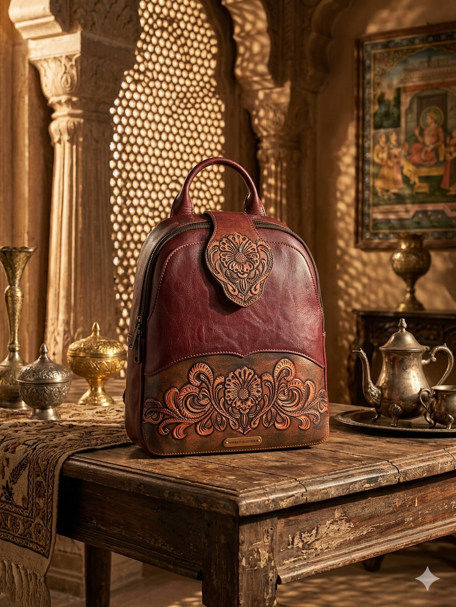 The Vienna Carved Backpack
