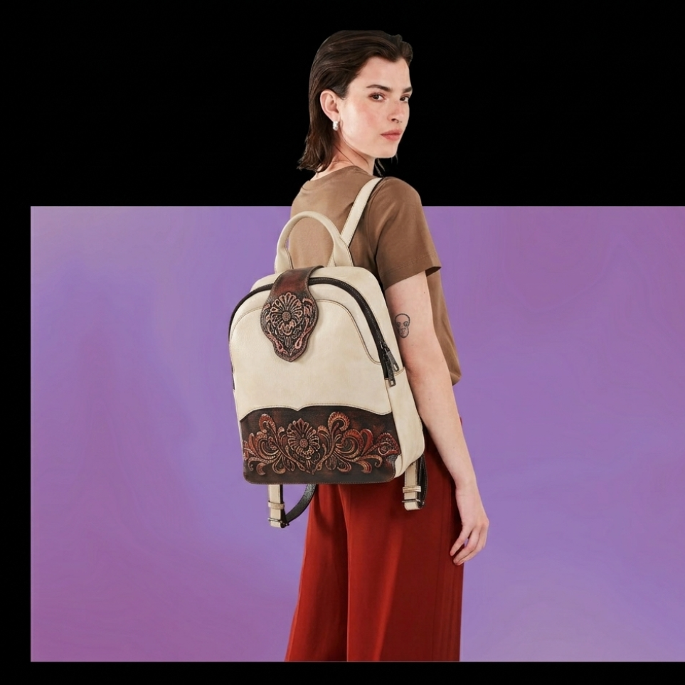 The Vienna Carved Backpack
