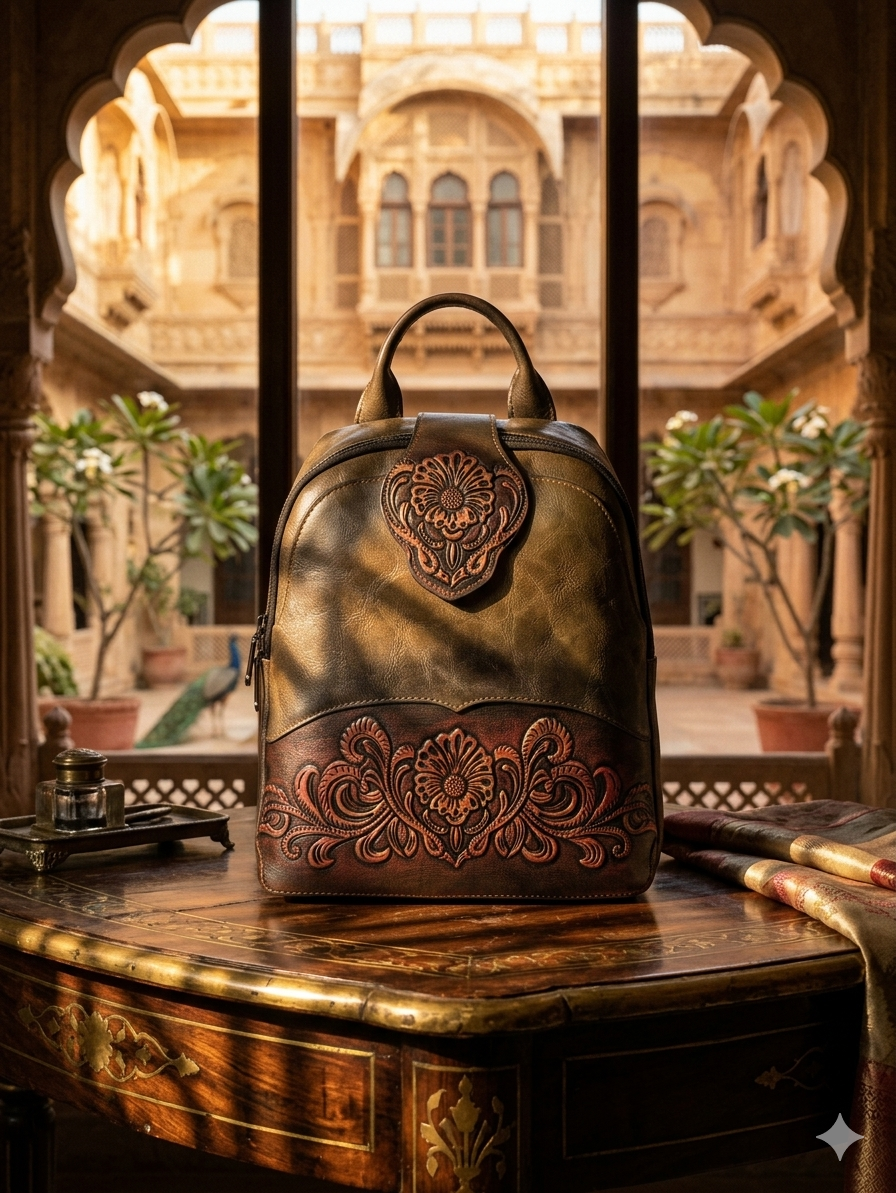 The Vienna Carved Backpack