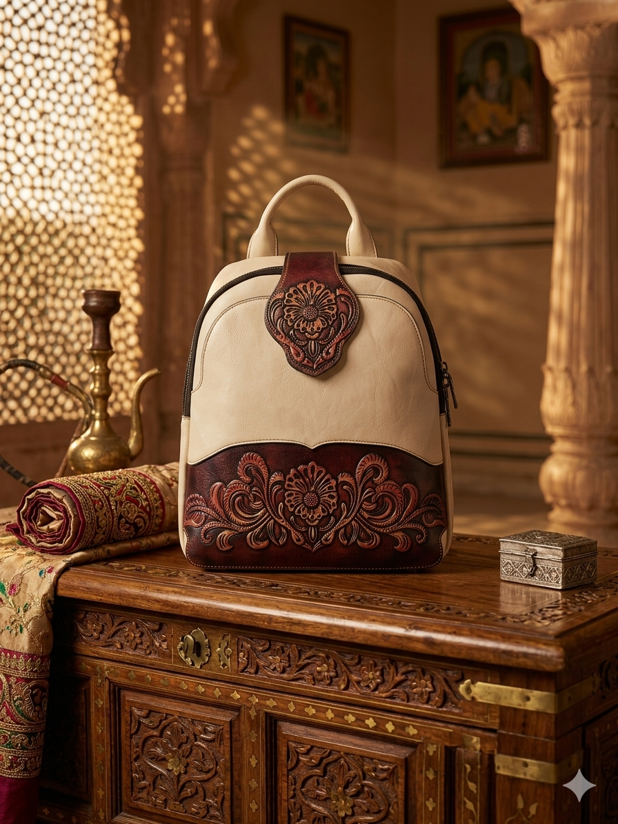 The Vienna Carved Backpack