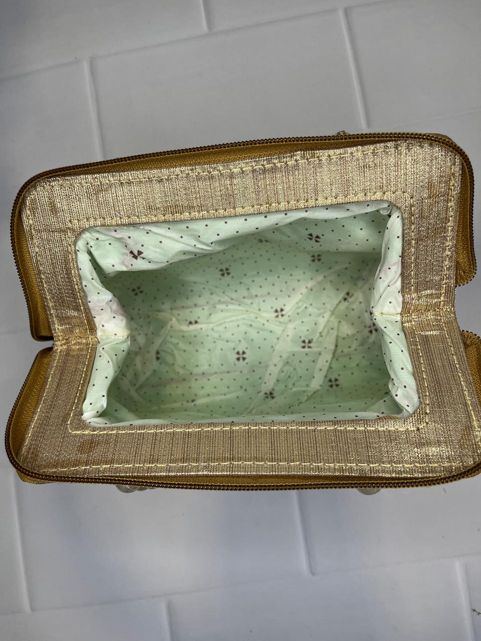 Embroidered potli handbag