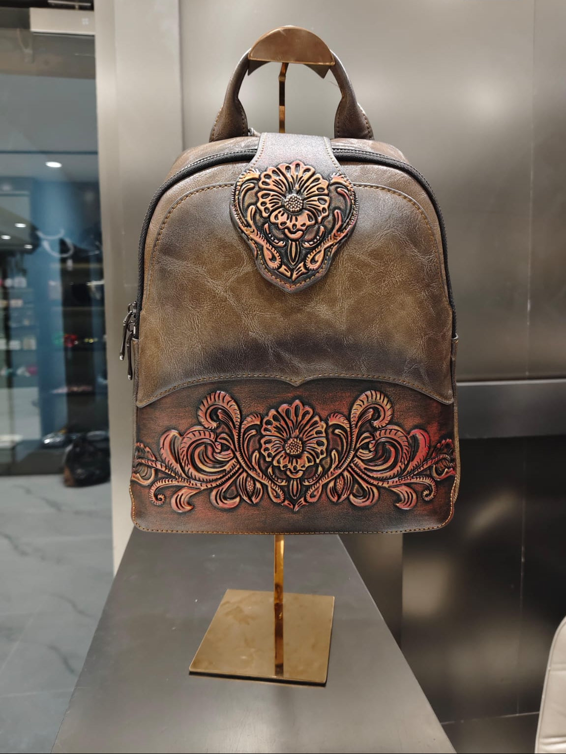 The Vienna Carved Backpack