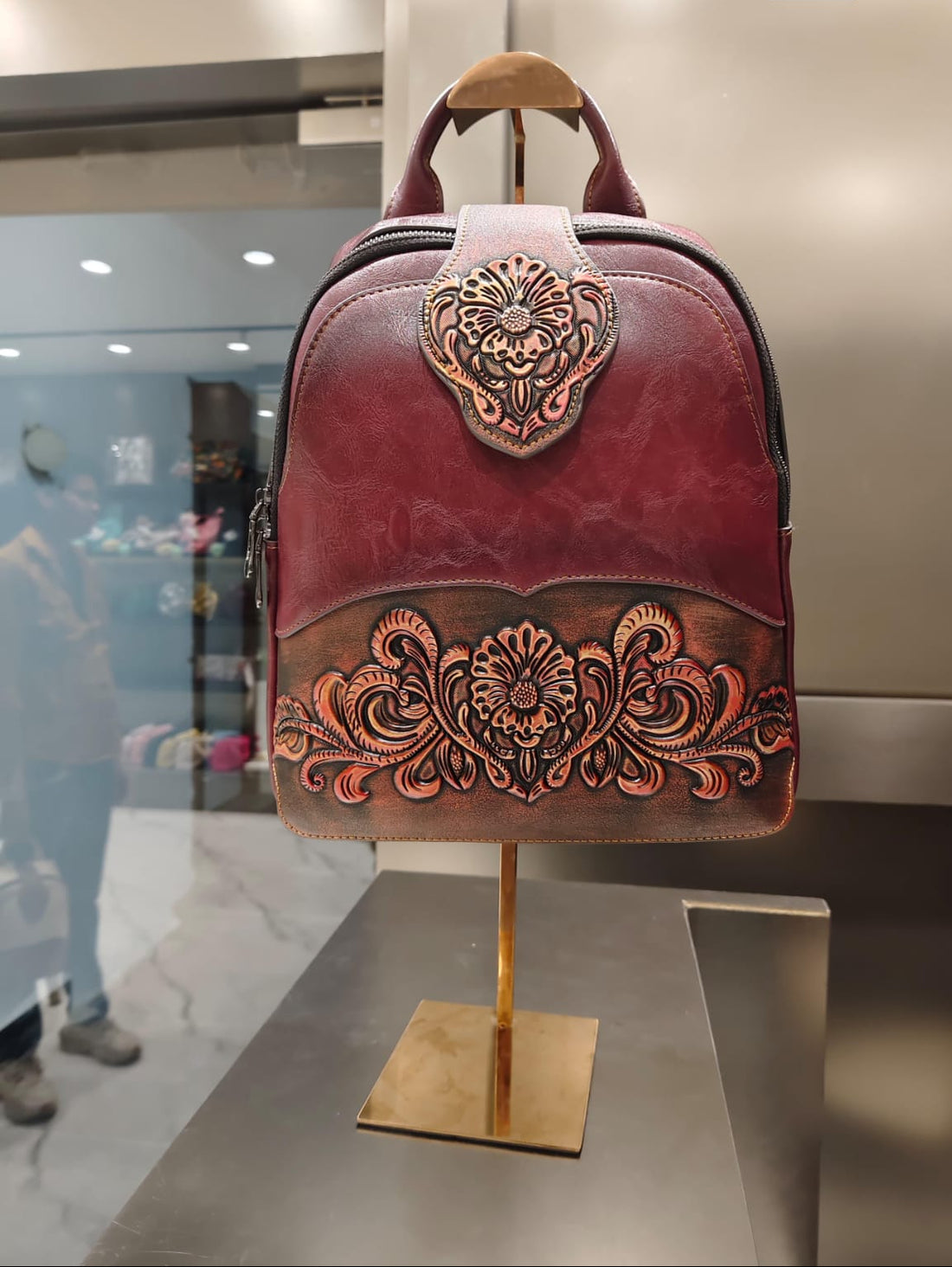 The Vienna Carved Backpack