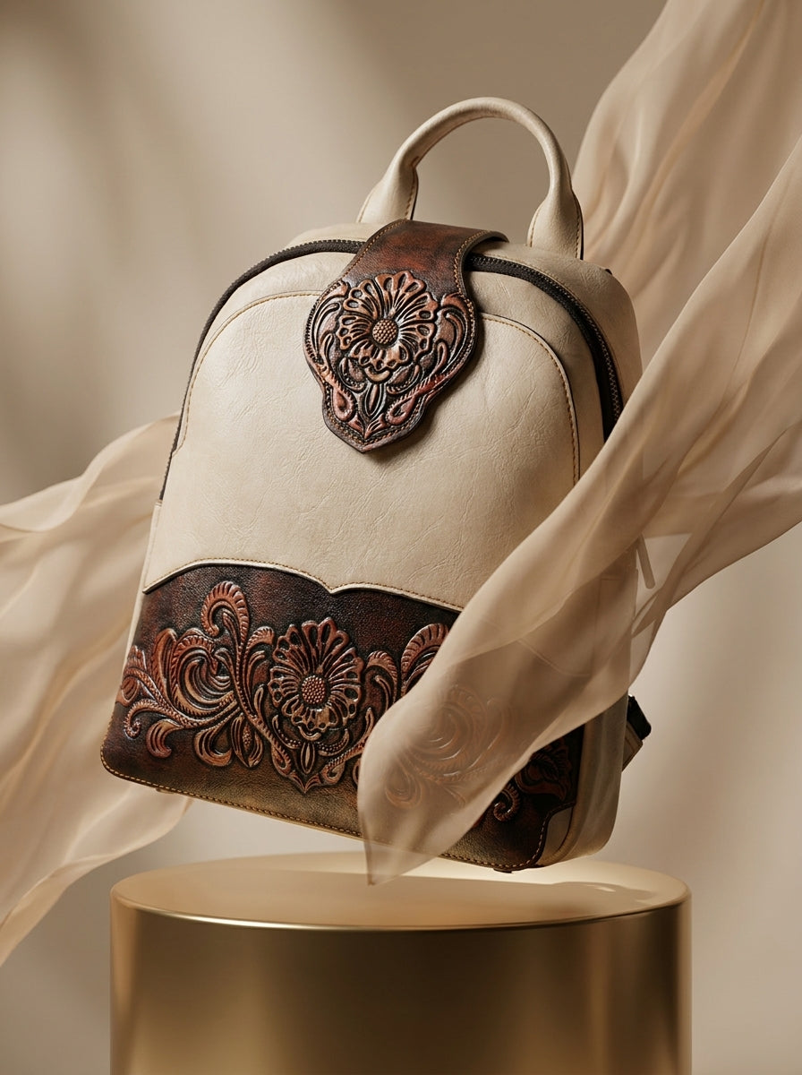 The Vienna Carved Backpack